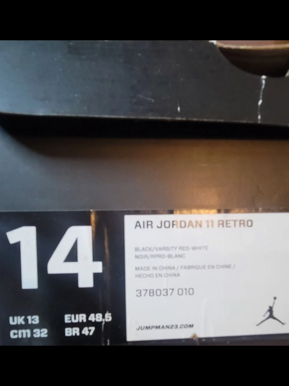 Jordan Men's Black High-Top Sneakers with Red Jumpman